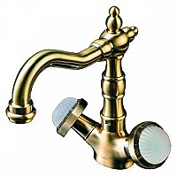 Смеситель для умывальника высокий Boheme SATINE 312-ST бронза