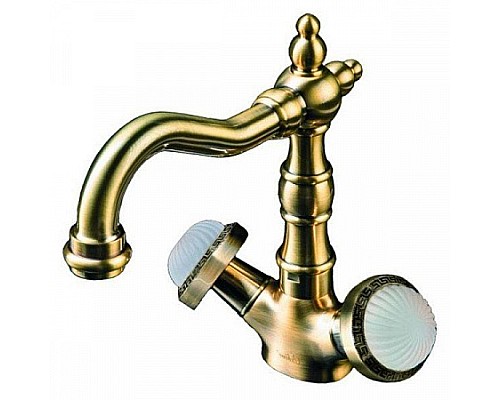 Смеситель для умывальника высокий Boheme SATINE 312-ST бронза