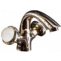 Смеситель для умывальника Boheme SATINE 291-ST золото