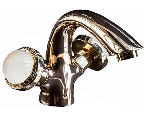 Смеситель для умывальника Boheme SATINE 291-ST золото