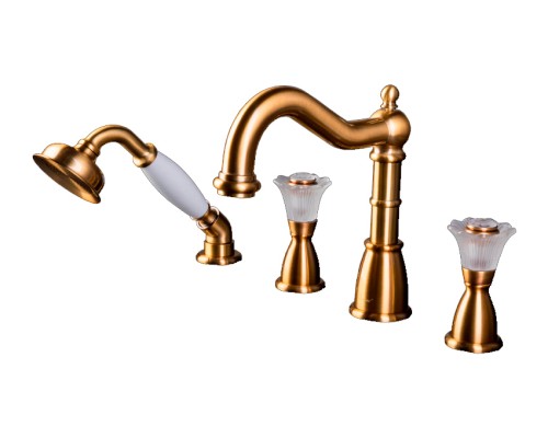 Смеситель врезной Boheme Сamelia 391-Camelia бронза