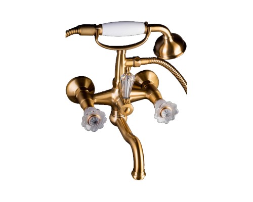 Смеситель для ванны(душевой комплект) Boheme Сamelia 313-Camelia бронза