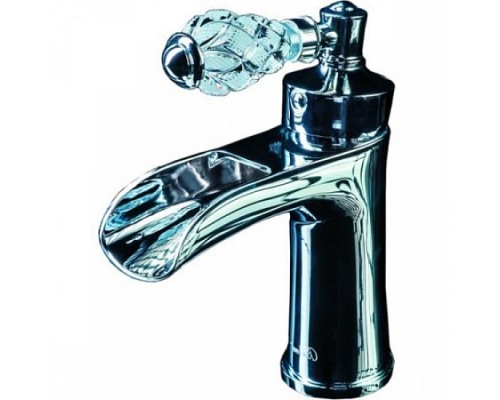 Смеситель для умывальника Boheme VOGUE CRYSTAL 221-CRST бронза