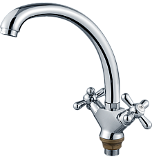 Смеситель для умывальника Gazner GZ 13021 двухвентильный