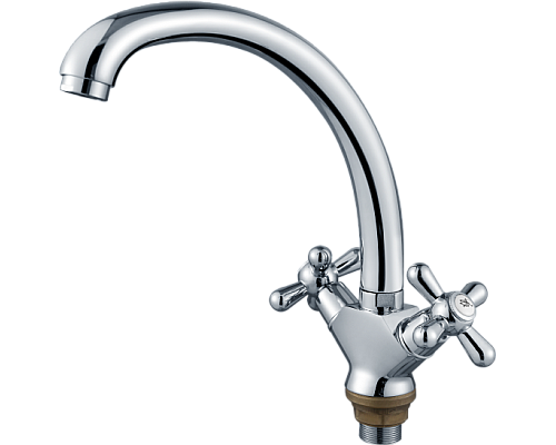 Смеситель для умывальника Gazner GZ 13021 двухвентильный