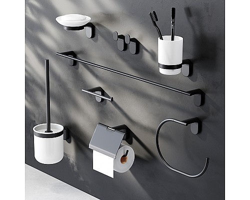 Ершик для унитаза AM.PM X-Joy A8433322 Черный матовый