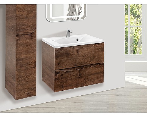 Тумба под раковину Vincea Mia 65 VMC-2MA650RW подвесная R.Wood