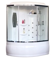 Душевой бокс Royal Bath ALP 170x100 с гидромассажем задняя стенка Белая
