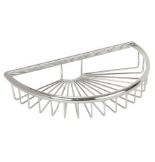 Решетка полукруглая Veragio Basket 27х16хh5, хром