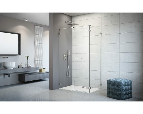 Душевая стенка Radaway Arta S2 75 профиль Хром стекло прозрачное