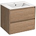 Тумба под раковину Vincea Gio 60 VMC-2G600NO подвесная N.Oak
