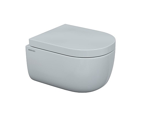 Комплект Berges Novum 043231 унитаз микролифт с инсталляцией и кнопкой хром