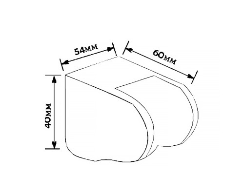 Держатель ручного душа Orange O-shower MS0110 Хром