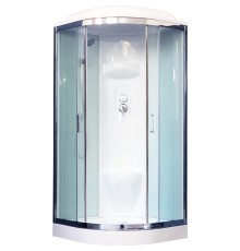 Душевая кабина Royal Bath НК 90x90 стекло прозрачное задняя стенка Белая
