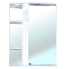 Зеркальный шкаф Bellezza Нарцисс 55 R 4613208001005 с подсветкой Белый