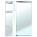 Зеркальный шкаф Bellezza Нарцисс 55 R 4613208001005 с подсветкой Белый