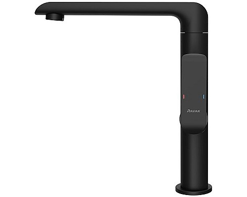 Смеситель для раковины Ravak Flat FL 016.20 X070174 Черный матовый