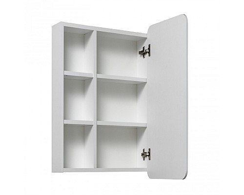 Зеркальный шкаф Runo Капри 55 УТ000003786 белый универсальный