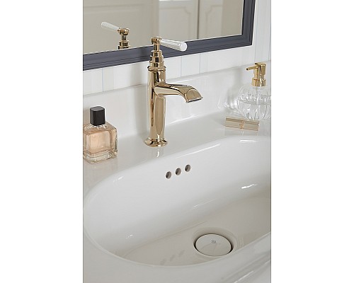 Смеситель для раковины Jacob Delafon Cleo 1889 E24307-BGG Золото глянцевое