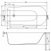 Акриловая ванна Cersanit Flavia 150x70