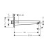 Излив на ванну Hansgrohe Logis 71410000