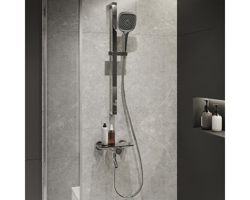 Смеситель для ванны Iddis Shelfy Хром