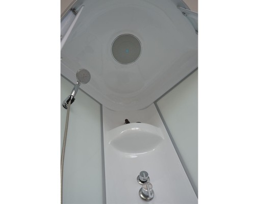 Душевая кабина Royal Bath HP 90х90 с гидромассажем задняя стенка Белая