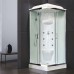 Душевая кабина Royal Bath HP 90х90 с гидромассажем задняя стенка Белая