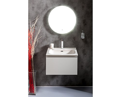 Столешница моноблок Armadi Art Vallessi 60 белая керамика глянец