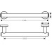 Поручень Hansgrohe Logis Universal 41713000 хром