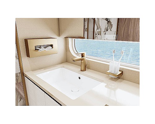 Диспенсер для салфеток Hansgrohe AddStoris 41774140 Шлифованная бронза Диспенсер для салфеток Hansgrohe AddStoris 41774140 Шлифованная бронза