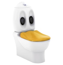 Унитаз компакт Creavit Ducky Белый без бачка и сиденья