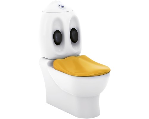 Унитаз компакт Creavit Ducky DC360-11CB00E-0000 Белый без бачка и сиденья