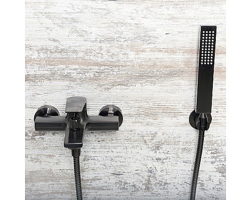 Смеситель для ванны WasserKRAFT Wiese 8401 Оружейная сталь