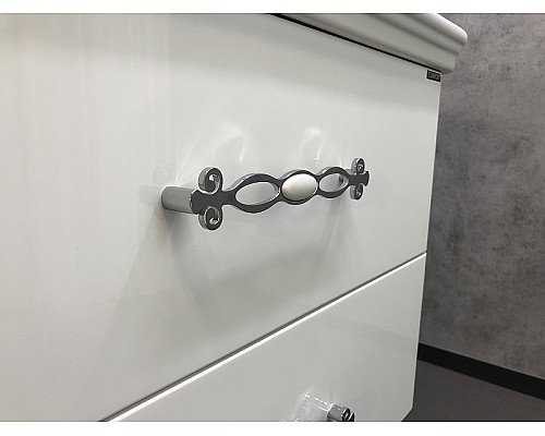 Тумба с раковиной Comforty Неаполь 80 00004147564 подвесная Белый глянец