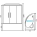 Душевой бокс Royal Bath ALP 150x100 RB150ALP-C-R с гидромассажем