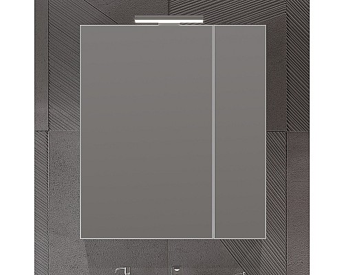 Зеркальный шкаф Opadiris Фреш 70 00-00003584 Белый глянцевый