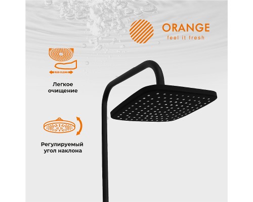 Душевая система Orange Черная