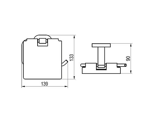 Держатель для туалетной бумаги Ravak Chrome X07P191