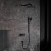 Душевая система Black&White Universe с термостатом Gun Metal