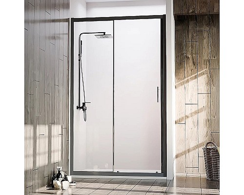 Душевая дверь Veconi Vianno VN-72B 120 VN72B-120-01-C4 Черный матовый