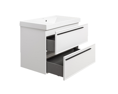 Тумба под раковину La Fenice Elba Bianco TWIN белый 80