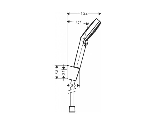 Душевой набор Hansgrohe хром