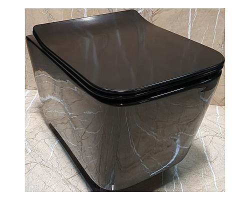 Унитаз CeramaLux NS5170-18 подвесной с сиденьем Микролифт