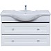 Тумба под раковину Aquanet Монте 85 303998 подвесная Белая матовая