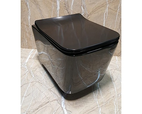 Унитаз CeramaLux NS5170-18 подвесной с сиденьем Микролифт