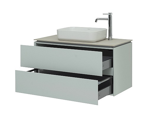 Тумба под раковину Allen Brau Infinity 100 1.21003.PWM подвесная Папирус матовый