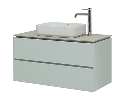 Тумба под раковину Allen Brau Infinity 100 1.21003.PWM подвесная Папирус матовый