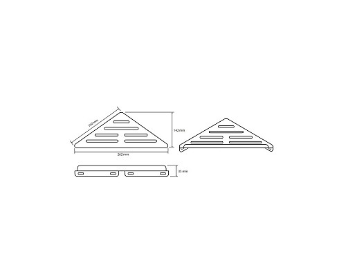 Мыльница угловая Bemeta 102308264