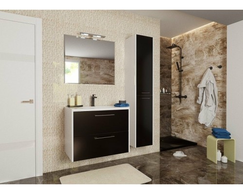 Тумба с раковиной Эстет Vegas 80 ФР-00003491 подвесная Белая